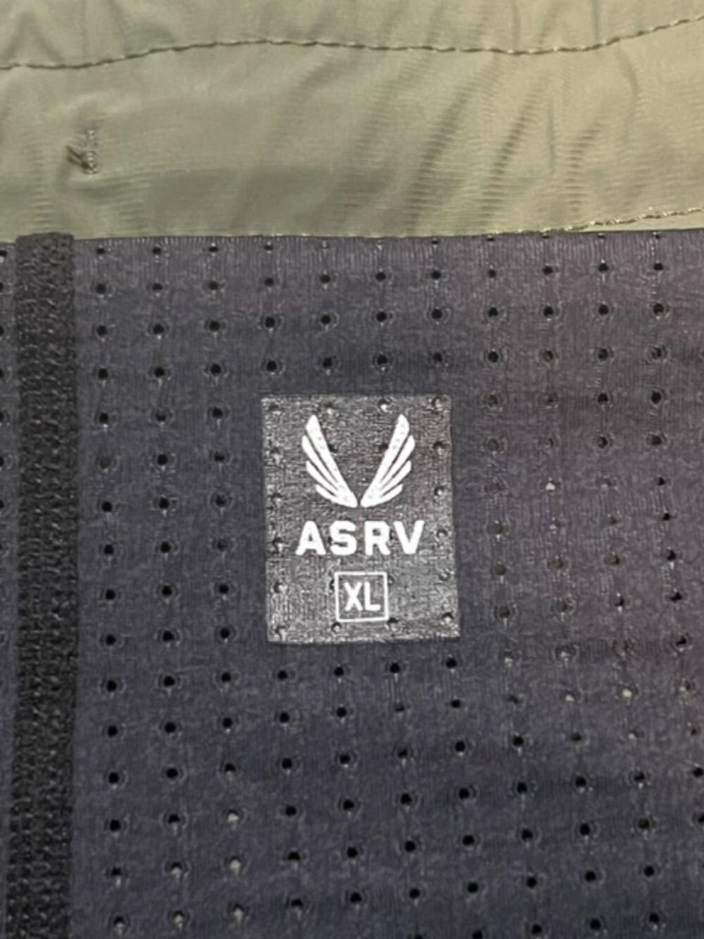 ASRV Men Tetra Lite Olive Green 7" Performance Lined Athletic Shorts Size XL EUC - Picture 4 of 6